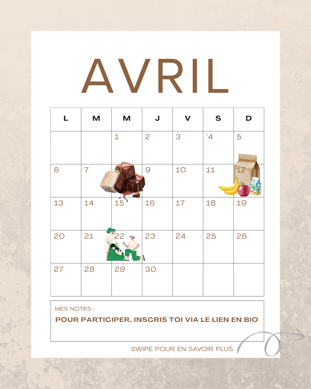Programme solidaire – Avril | La Maraude des Enfants